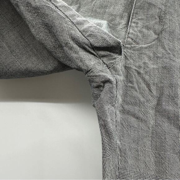 Zara Man Black & White "Gray" Houndstooth Mid Rise Straight Leg Dress Pants 32 - Picture 5 of 10